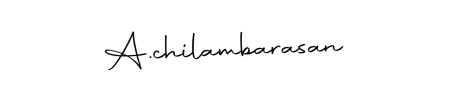 How to make A.chilambarasan signature? Autography-DOLnW is a professional autograph style. Create handwritten signature for A.chilambarasan name. A.chilambarasan signature style 10 images and pictures png