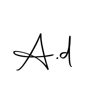 This is the best signature style for the A.d name. Also you like these signature font (Autography-DOLnW). Mix name signature. A.d signature style 10 images and pictures png