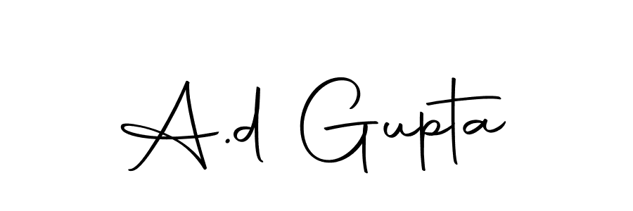 Create a beautiful signature design for name A.d Gupta. With this signature (Autography-DOLnW) fonts, you can make a handwritten signature for free. A.d Gupta signature style 10 images and pictures png