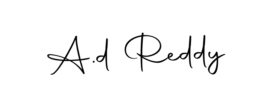 The best way (Autography-DOLnW) to make a short signature is to pick only two or three words in your name. The name A.d Reddy include a total of six letters. For converting this name. A.d Reddy signature style 10 images and pictures png