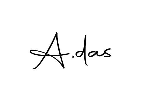 How to make A.das signature? Autography-DOLnW is a professional autograph style. Create handwritten signature for A.das name. A.das signature style 10 images and pictures png