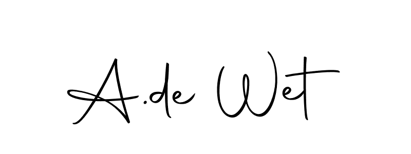 How to Draw A.de Wet signature style? Autography-DOLnW is a latest design signature styles for name A.de Wet. A.de Wet signature style 10 images and pictures png