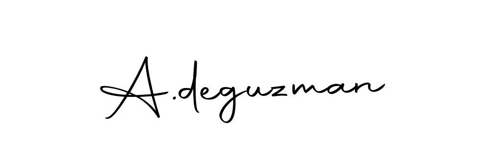 Design your own signature with our free online signature maker. With this signature software, you can create a handwritten (Autography-DOLnW) signature for name A.deguzman. A.deguzman signature style 10 images and pictures png