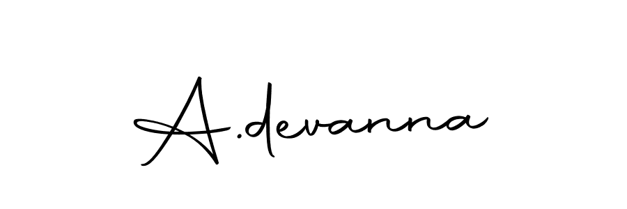 Design your own signature with our free online signature maker. With this signature software, you can create a handwritten (Autography-DOLnW) signature for name A.devanna. A.devanna signature style 10 images and pictures png