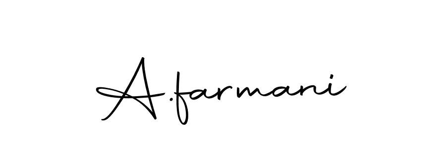 You should practise on your own different ways (Autography-DOLnW) to write your name (A.farmani) in signature. don't let someone else do it for you. A.farmani signature style 10 images and pictures png