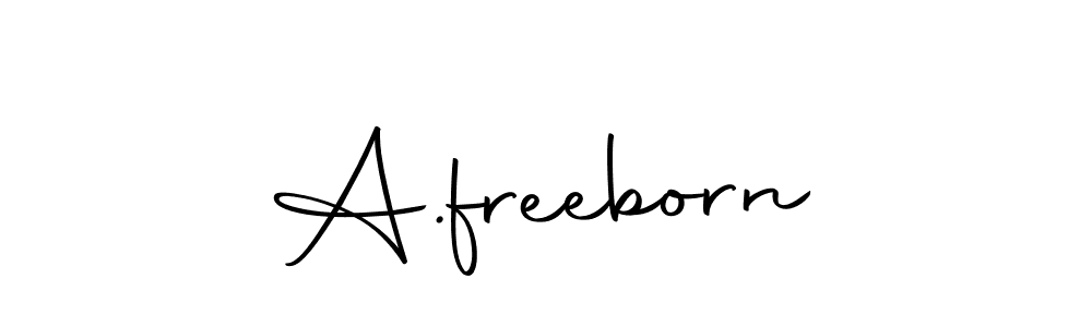 Design your own signature with our free online signature maker. With this signature software, you can create a handwritten (Autography-DOLnW) signature for name A.freeborn. A.freeborn signature style 10 images and pictures png