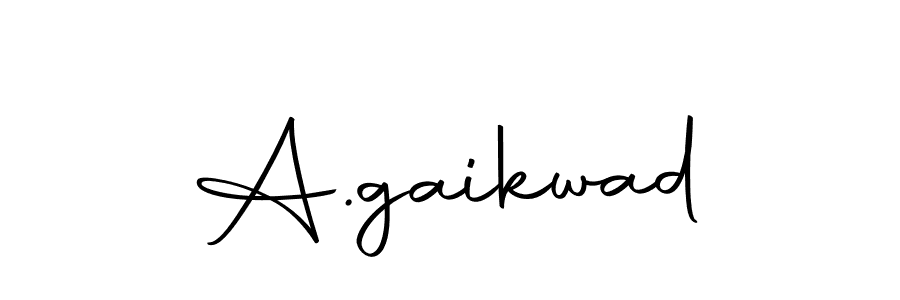 How to Draw A.gaikwad signature style? Autography-DOLnW is a latest design signature styles for name A.gaikwad. A.gaikwad signature style 10 images and pictures png