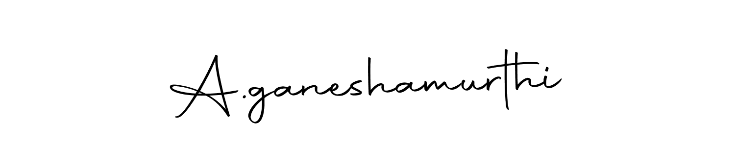 Make a beautiful signature design for name A.ganeshamurthi. With this signature (Autography-DOLnW) style, you can create a handwritten signature for free. A.ganeshamurthi signature style 10 images and pictures png