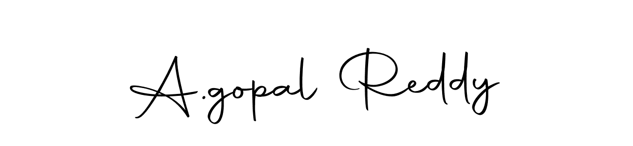 Make a beautiful signature design for name A.gopal Reddy. With this signature (Autography-DOLnW) style, you can create a handwritten signature for free. A.gopal Reddy signature style 10 images and pictures png