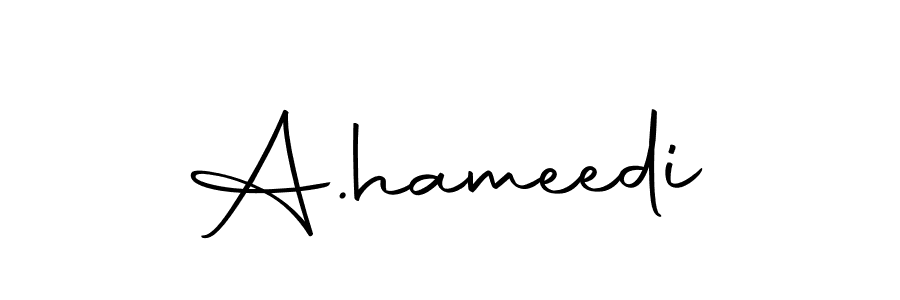 How to make A.hameedi signature? Autography-DOLnW is a professional autograph style. Create handwritten signature for A.hameedi name. A.hameedi signature style 10 images and pictures png
