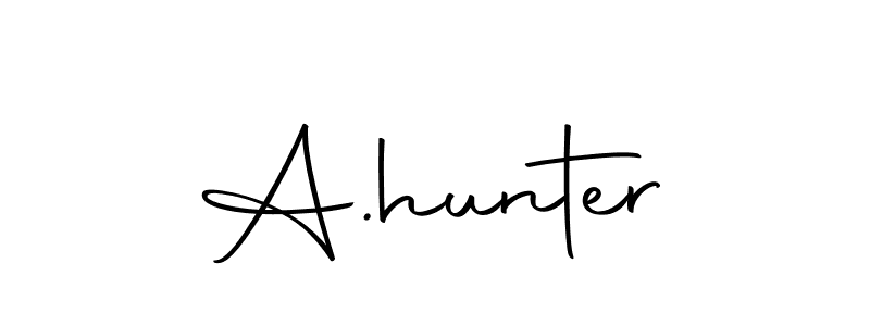 It looks lik you need a new signature style for name A.hunter. Design unique handwritten (Autography-DOLnW) signature with our free signature maker in just a few clicks. A.hunter signature style 10 images and pictures png