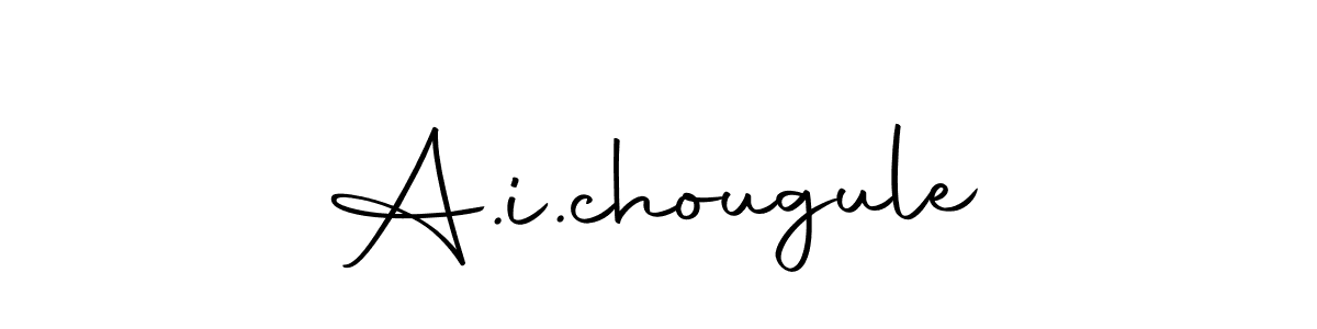 Make a beautiful signature design for name A.i.chougule. Use this online signature maker to create a handwritten signature for free. A.i.chougule signature style 10 images and pictures png