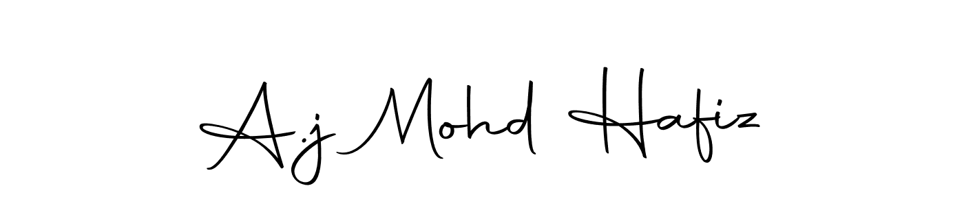 The best way (Autography-DOLnW) to make a short signature is to pick only two or three words in your name. The name A.j Mohd Hafiz include a total of six letters. For converting this name. A.j Mohd Hafiz signature style 10 images and pictures png