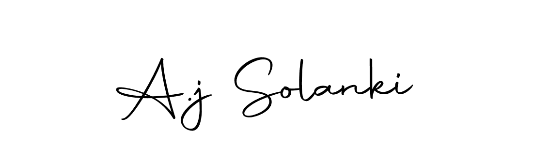 Similarly Autography-DOLnW is the best handwritten signature design. Signature creator online .You can use it as an online autograph creator for name A.j Solanki. A.j Solanki signature style 10 images and pictures png