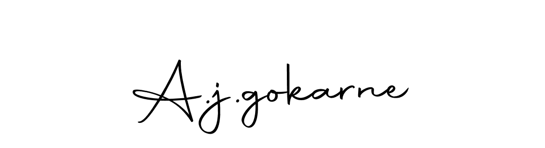 Design your own signature with our free online signature maker. With this signature software, you can create a handwritten (Autography-DOLnW) signature for name A.j.gokarne. A.j.gokarne signature style 10 images and pictures png