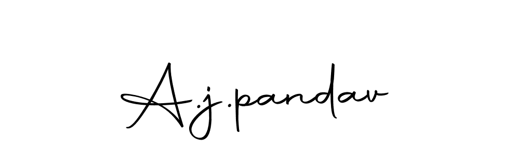 How to make A.j.pandav signature? Autography-DOLnW is a professional autograph style. Create handwritten signature for A.j.pandav name. A.j.pandav signature style 10 images and pictures png