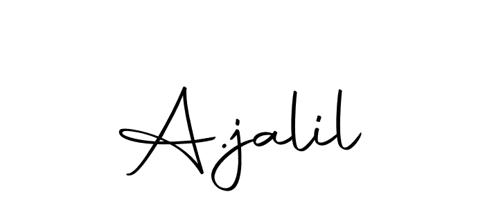 Once you've used our free online signature maker to create your best signature Autography-DOLnW style, it's time to enjoy all of the benefits that A.jalil name signing documents. A.jalil signature style 10 images and pictures png