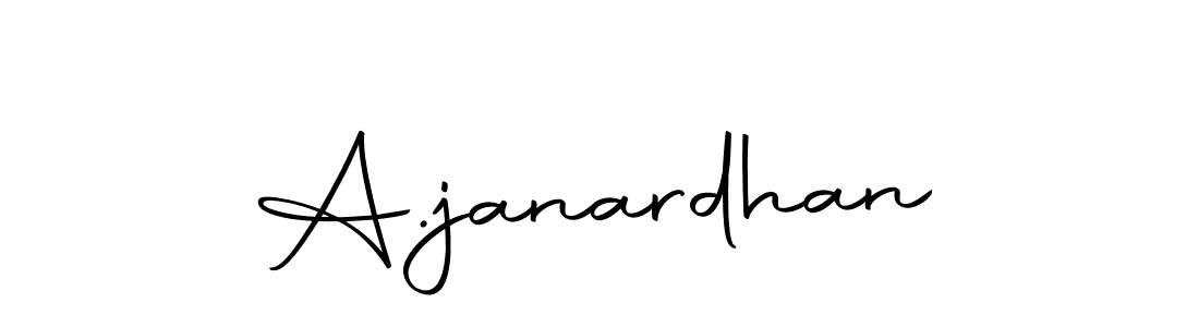 How to make A.janardhan signature? Autography-DOLnW is a professional autograph style. Create handwritten signature for A.janardhan name. A.janardhan signature style 10 images and pictures png