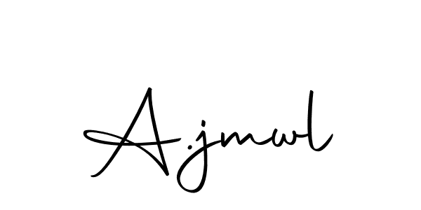 Make a beautiful signature design for name A.jmwl. With this signature (Autography-DOLnW) style, you can create a handwritten signature for free. A.jmwl signature style 10 images and pictures png