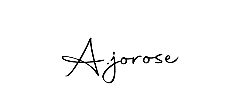 This is the best signature style for the A.jorose name. Also you like these signature font (Autography-DOLnW). Mix name signature. A.jorose signature style 10 images and pictures png