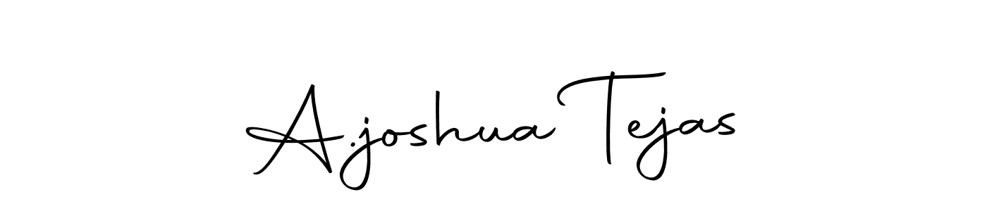 How to make A.joshua Tejas name signature. Use Autography-DOLnW style for creating short signs online. This is the latest handwritten sign. A.joshua Tejas signature style 10 images and pictures png