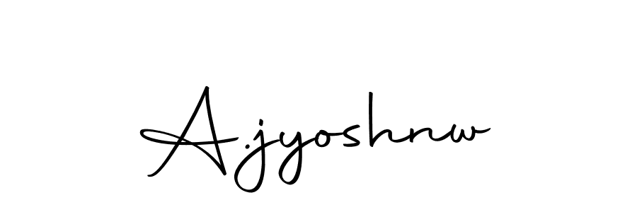 Once you've used our free online signature maker to create your best signature Autography-DOLnW style, it's time to enjoy all of the benefits that A.jyoshnw name signing documents. A.jyoshnw signature style 10 images and pictures png