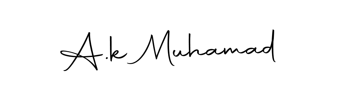 You can use this online signature creator to create a handwritten signature for the name A.k Muhamad. This is the best online autograph maker. A.k Muhamad signature style 10 images and pictures png