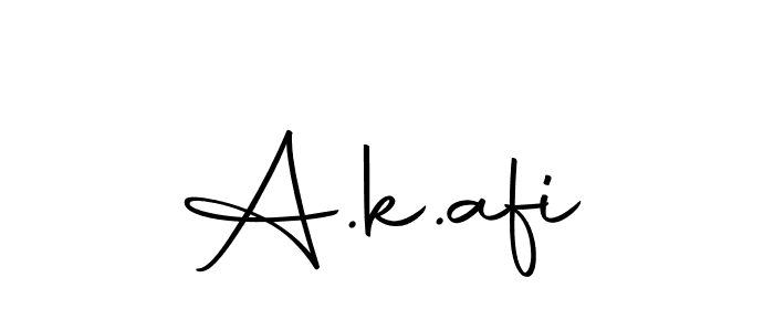 Use a signature maker to create a handwritten signature online. With this signature software, you can design (Autography-DOLnW) your own signature for name A.k.afi. A.k.afi signature style 10 images and pictures png