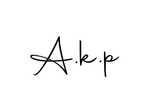 Use a signature maker to create a handwritten signature online. With this signature software, you can design (Autography-DOLnW) your own signature for name A.k.p. A.k.p signature style 10 images and pictures png