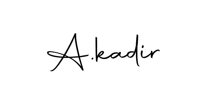 Autography-DOLnW is a professional signature style that is perfect for those who want to add a touch of class to their signature. It is also a great choice for those who want to make their signature more unique. Get A.kadir name to fancy signature for free. A.kadir signature style 10 images and pictures png