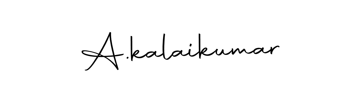 Design your own signature with our free online signature maker. With this signature software, you can create a handwritten (Autography-DOLnW) signature for name A.kalaikumar. A.kalaikumar signature style 10 images and pictures png