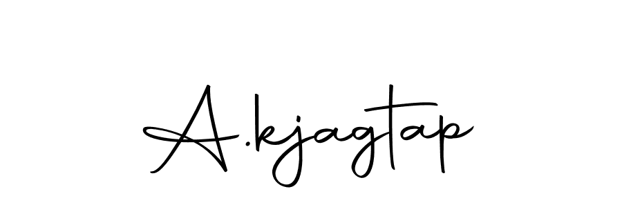 Use a signature maker to create a handwritten signature online. With this signature software, you can design (Autography-DOLnW) your own signature for name A.kjagtap. A.kjagtap signature style 10 images and pictures png