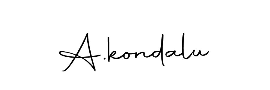 You can use this online signature creator to create a handwritten signature for the name A.kondalu. This is the best online autograph maker. A.kondalu signature style 10 images and pictures png