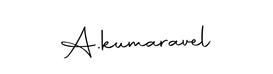 How to make A.kumaravel name signature. Use Autography-DOLnW style for creating short signs online. This is the latest handwritten sign. A.kumaravel signature style 10 images and pictures png