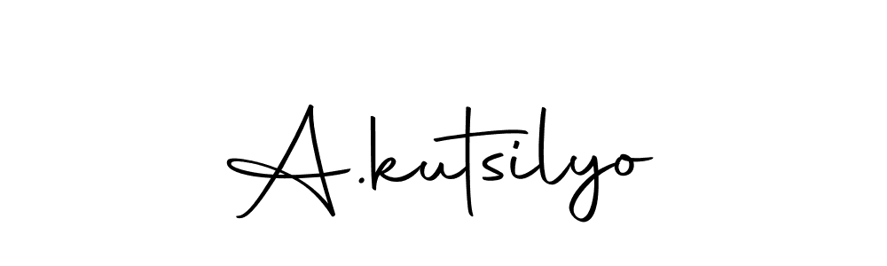 How to make A.kutsilyo signature? Autography-DOLnW is a professional autograph style. Create handwritten signature for A.kutsilyo name. A.kutsilyo signature style 10 images and pictures png