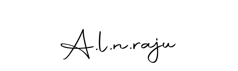 The best way (Autography-DOLnW) to make a short signature is to pick only two or three words in your name. The name A.l.n.raju include a total of six letters. For converting this name. A.l.n.raju signature style 10 images and pictures png