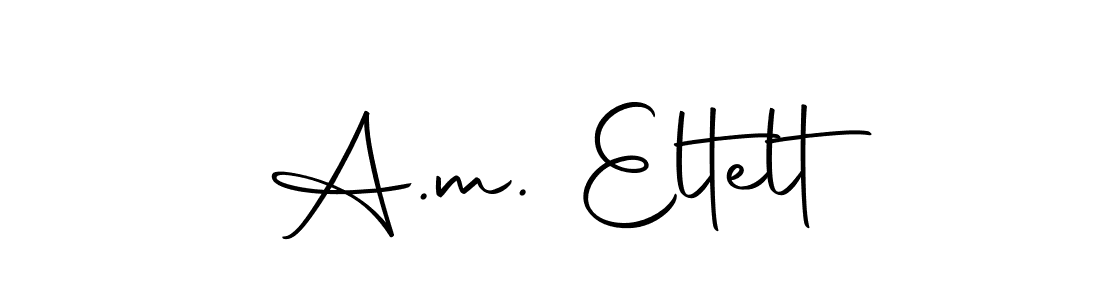 Create a beautiful signature design for name A.m. Eltelt. With this signature (Autography-DOLnW) fonts, you can make a handwritten signature for free. A.m. Eltelt signature style 10 images and pictures png