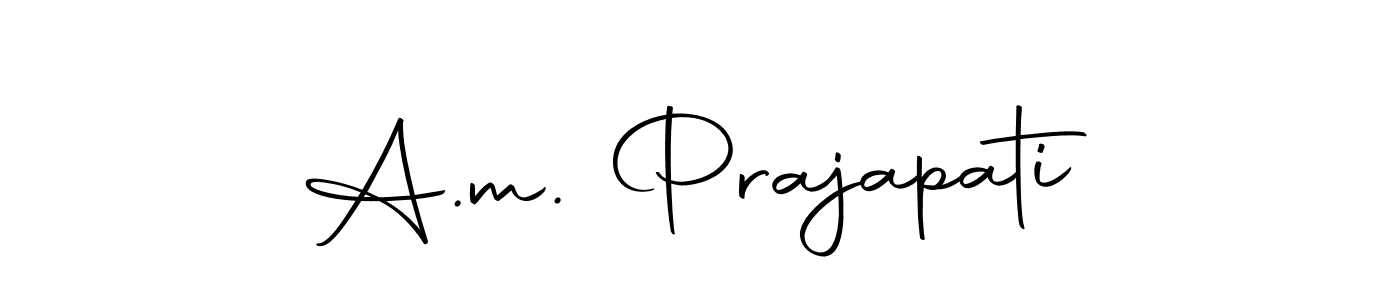 Make a beautiful signature design for name A.m. Prajapati. Use this online signature maker to create a handwritten signature for free. A.m. Prajapati signature style 10 images and pictures png