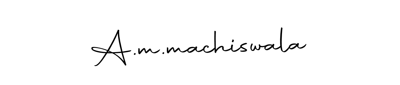 Also we have A.m.machiswala name is the best signature style. Create professional handwritten signature collection using Autography-DOLnW autograph style. A.m.machiswala signature style 10 images and pictures png