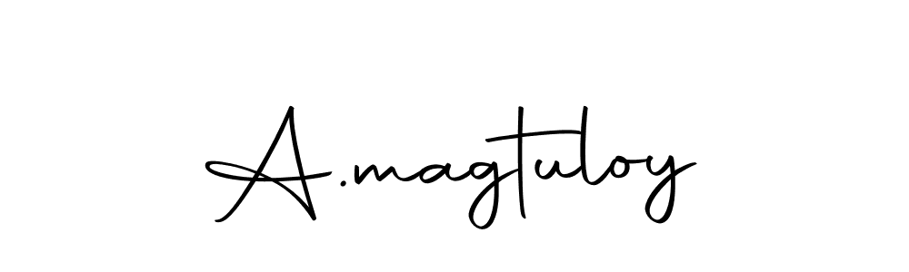 Here are the top 10 professional signature styles for the name A.magtuloy. These are the best autograph styles you can use for your name. A.magtuloy signature style 10 images and pictures png