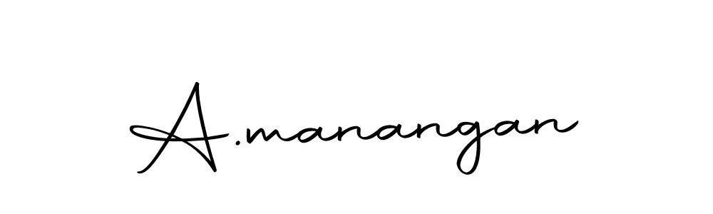 Make a beautiful signature design for name A.manangan. With this signature (Autography-DOLnW) style, you can create a handwritten signature for free. A.manangan signature style 10 images and pictures png