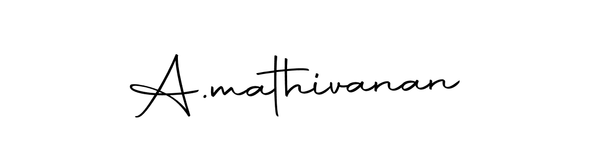 Make a beautiful signature design for name A.mathivanan. With this signature (Autography-DOLnW) style, you can create a handwritten signature for free. A.mathivanan signature style 10 images and pictures png