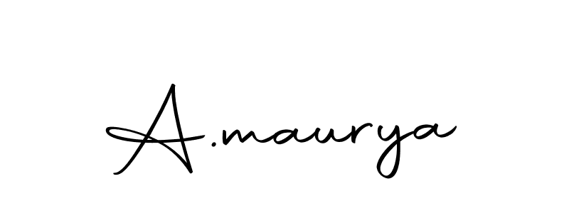 The best way (Autography-DOLnW) to make a short signature is to pick only two or three words in your name. The name A.maurya include a total of six letters. For converting this name. A.maurya signature style 10 images and pictures png