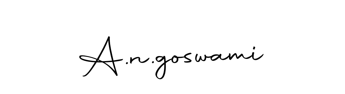 Create a beautiful signature design for name A.n.goswami. With this signature (Autography-DOLnW) fonts, you can make a handwritten signature for free. A.n.goswami signature style 10 images and pictures png