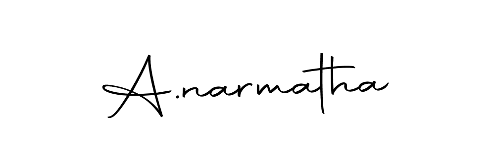 Make a beautiful signature design for name A.narmatha. Use this online signature maker to create a handwritten signature for free. A.narmatha signature style 10 images and pictures png