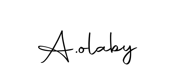 Once you've used our free online signature maker to create your best signature Autography-DOLnW style, it's time to enjoy all of the benefits that A.olaby name signing documents. A.olaby signature style 10 images and pictures png