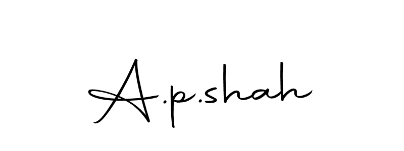 The best way (Autography-DOLnW) to make a short signature is to pick only two or three words in your name. The name A.p.shah include a total of six letters. For converting this name. A.p.shah signature style 10 images and pictures png