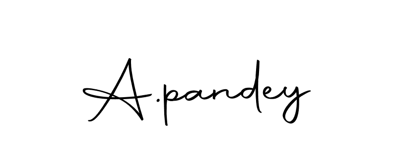 Make a beautiful signature design for name A.pandey. With this signature (Autography-DOLnW) style, you can create a handwritten signature for free. A.pandey signature style 10 images and pictures png