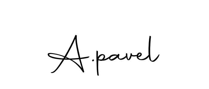 Make a beautiful signature design for name A.pavel. With this signature (Autography-DOLnW) style, you can create a handwritten signature for free. A.pavel signature style 10 images and pictures png