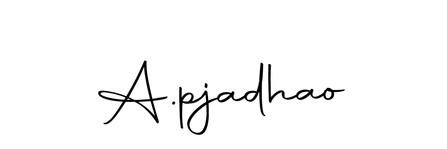 Once you've used our free online signature maker to create your best signature Autography-DOLnW style, it's time to enjoy all of the benefits that A.pjadhao name signing documents. A.pjadhao signature style 10 images and pictures png